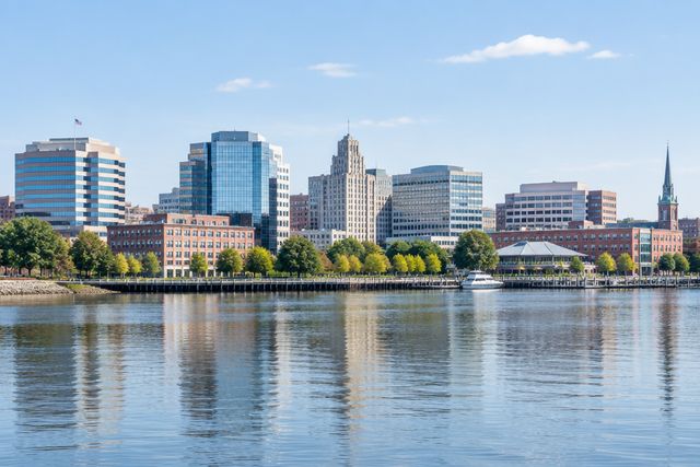Cardiology billing services in Delaware: the Wilmington riverfront skyline