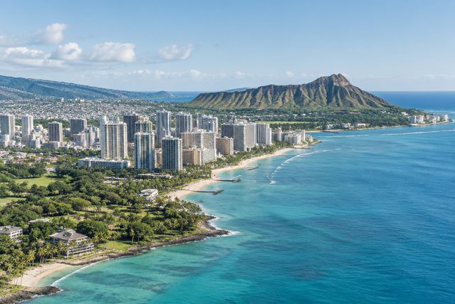 Cardiology billing services in Hawaii: Honolulu and Diamond Head seen from above