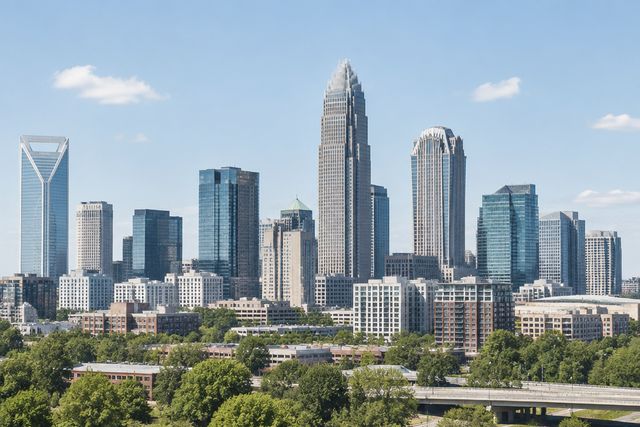 Cardiology billing services in North Carolina: the Charlotte skyline