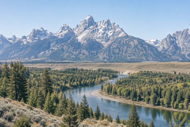 Cardiology billing services in Wyoming: the Grand Teton mountains above the Snake River