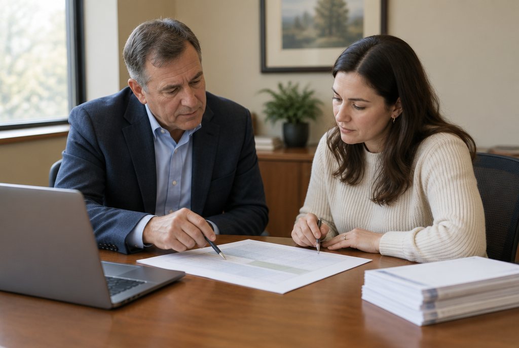 Making the switch: a practice administrator and our biller going over the written 60-day plan